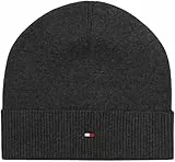 Tommy Hilfiger Herren Th Flag Lightweight Am0Am14068 Beanie, Black (Black), Einheitsgröße