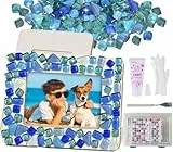 AiYoYo DIY Fotorahmen Bastelset Geschenke für Kinder und Erwachsene Mosaik Bilderrahmen Kreatives Basteln für Mädchen Geburtstagsgeschenk 5 6 7 8 9 10 11 12+ Jahre