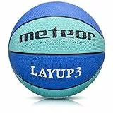 meteor Layup Kinder Mini Basketball - Ideal für die Jugend, perfekt für Kinderhände von 4-8 Jahren, weicher Ball mit griffiger Oberfläche