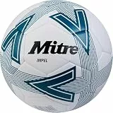 Mitre Impel L30P Fußball | Extrem trsapazierfähig | formbeständig Fußball, Weiß/Grün, 5