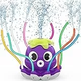 Tosekry Wasserspielzeug Outdoor Spielzeug ab 3 4 5 6 7 8 Jahre Junge und Mädchen, Sprinkler Spiele für Kinder Gartenspielzeug Garten Draußen Wasserspiel Garten