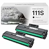 WISETA MLT-D111S Toner für Samsung D111S Kompatibel Druckerpatrone für Samsung Xpress M2070w Toner M2070 M2026W M2026 M2070FW M2020 M2022W M2022 M2070F (Schwarz, 2er-Pack)