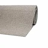 andiamo Teppichboden Henry - pflegeleicht und einfach zu verlegen - Auslegware Teppichboden - Meterware Bodenbelag in Schlingenstruktur mit Trittschalldämmung 200 x 450 cm Beige