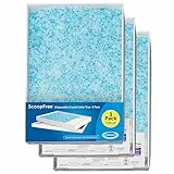 PetSafe - ScoopFree Ersatzschale mit Blauem Kristall Katzenstreu - Geruchskontrolle, Staubfrei, Auslaufschutz - 3er-Pack