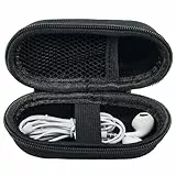 YIIWAY Harte Tasche Hülle Kompatibel mit Corsair In Ear Kopfhörer Ohrhörer mit Kabel, Schutzhülle Case Tragetasche, Nur Tasche - Schwarz YC80144