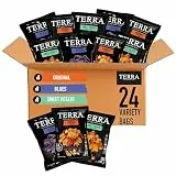 Terra Gemüsechips, Snack-Größe, Sortimentspackung, Original, Blues und Süßkartoffel (24 Stück)