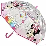 Disney Regenschirm für Kinder mit Frozen, Mickey, Minnie und Stitch – Kinderschirm wind- und wasserfest mit buntem Design und ergonomischem Griff