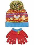 CoComelon Kinder Wintermütze und Handschuhe Set JJ Mehrfarbig One Size