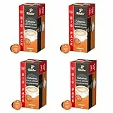 Tchibo Cafissimo Vorratsbox Caffè Crema vollmundig Kaffeekapseln, 120 Stück – 4x 30 Kapseln (Kaffee, ausgewogen und vollmundig), nachhaltig & fair gehandelt