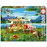 Educa - Puzzle von 1000 Teilen für Erwachsene | Ferien am der Land. Messen: 68 x 48 cm. Beinhaltet die puzzlekleber FixPuzzle. Seit 14 Jahren (19922)