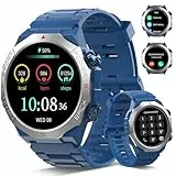 Militär Smartwatch Herren Damen, 1.39''HD Display Fitnessuhr für Outdoor, Herzfrequenz, Schlafmonitor, 110+ Sportmodi , IP68 Wasserdicht Sportuhr, 30 Tage Akkulaufzeit, Schrittzähler für Android iOS
