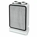 Korona 60001 Elektrischer Mini-Heizlüfter | 4 Stufen | 1.500 Watt | Keramik-Heiztechnologie | Oszillation | Ideal zum schnellen Aufheizen kleiner Räume