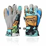 YooxArmor Handschuhe Kinder,Wasserdicht Winddichte Winterhandschue für 8-12 Jungen Mädchen, Kaltes Wetter Warme Skihandschuhe für Skifahren Radfahren Snowboard
