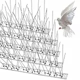 wohohoho Taubenabwehr Spikes Edelstahl Vogelabwehr, Vogelabwehr Spike (6,5m /26 Stück) Taubenspikes für Balkon Vogel abschreckung Abwehr Gegen tauben