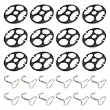 Autositzbezug-Clips - Autositzbezug-Halter-Clips, Auto-Sitzkissen-Befestigungshaken | Auto-Sitzbezug-Befestigung Für Autositze, 12 Stück Spannfutter Für Autositzbezüge Und 12 Stück Metallhaken