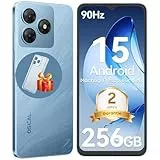 OSCAL Flat 2 Handy Ohne Vertrag Android 15, 12GB+256GB 2TB TF Handy, 90Hz 6.56' HD+ 90Hz, Octa-Core, 5000mAh, 13MP+8MP AI Kamera Smartphone Ohne Vertrag Dual SIM 4G OTG/GPS/Face ID/Fingerprint