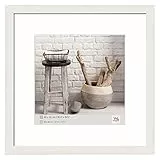 walther design Bilderrahmen polarweiss 50 x 50 cm Home Holzrahmen HO550V