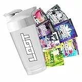 LOOT - Shaker mit 7 Game Booster Stacks/Energy Drink mit 200 mg Koffein & Taurin/Gaming Probier-Set für Konzentration, Ausdauer & Reaktionsfähigkeit