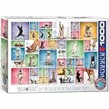 Yoga Dogs, Eurographics 1000 Teile Puzzle, 48 x 68 cm