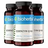 Q10 Kapseln – 300 Stück hochdosiert mit Coenzym Q10 und Zink für den Zellschutz vor oxidativem Stress sowie normalen Säure-Basen- und Kohlenhydrat-Stoffwechsel von BIOHERBA PZN 17190134