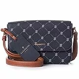 Lazarotti Palermo Umhängetasche Damen | verstellbarer Schultergurt | mittelgroße Crossbody Bag | Schultertasche 25 cm