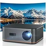 HOPVISION Beamer, 1500ANSI 4K Heimkino, AI 4P/6D Trapezkorrektur/Autofokus WiFi 6 mit Bluetooth 5.2 Projecter Outdoor Projektor, 300' Native 1080P Smart mit 50% Zoom für PS5/Phone/HDMI/USB
