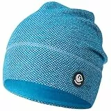GIESSWEIN Mütze Hohes EIS - Merino Beanie mit Jersey Fütterung, Atmungsaktive Damen & Herren Strickmütze, Gefütterte Longbeanie aus Merinowolle, Warm & bequem, Unisex Sport Mütze