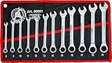 BGS Diy 30001 | Ratschenring-Maulschlüssel-Satz | SW 8 - 19 mm | 12-tlg.