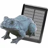 Heissner SOLAR Teichfigur Frosch mit Wasserspielpumpe