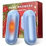 Handwärmer Wiederaufladbar 2er-Set, 7000mAh Elektrische Taschenwärmer mit 3 Heizstufen, Tragbare Magnetische Handwärmer, Wintergeschenk für Damen & Herren, Blau