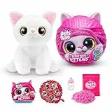 Pets Alive Smitten Kittens Surprise, Sissy, Nurture Play, Kuscheltier zum Auspacken, Interaktiv, 10 Sounds, Ultraweiche Plüschtiere, Elektronisches Haustier-Kätzchen adoptieren (Sissy)
