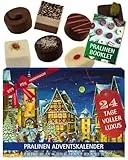 Hallingers Genuss Manufaktur Pralinen Adventskalender 2025 – 24 handgemachte Premium Pralinen ohne Alkohol – Genusskalender aus der Manufaktur – Edle Geschenkidee für die ganze Familie|Made in Bayern