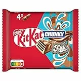 Nestlé KITKAT Chunky Funky, Knusperwaffel in Milchschokolade, Multipack, 1er Pack (à 4x40g)