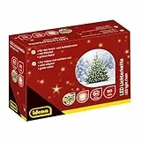 Idena 8325058 - LED Lichterkette mit 80 LEDs in Gold-Gelb, mit 8 Stunden Timer Funktion und Transformator, ca. 15,9 m lang, Deko für Innen & Außen, als Party Deko, Weihnachtsdeko, zur Hochzeit