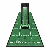 PuttOut Unisex – Erwachsene Puttingmatten, Grün, One Size