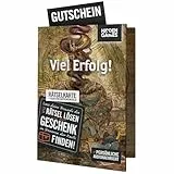 Hidden Games - Rätselkarte - Viel Erfolg - Deutsch - individualisierbare Karte, Grußkarte, Glückwunschkarte, Geschenkkarte, Gutscheinkarte