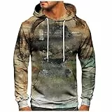 T Shirt Herren Hoodie Sweatjacke Rollkragenpullover Herren Poloshirt Herren Kurzarm Kapuzenpullover Für Herren Herren Hemd Langarm Funktionsshirt Herren Geburtstagsgeschenk Für Männer(5-Black,6XL)