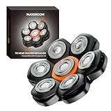 Maxgroom Ersatzkopf für Herren Glatzenrasierer - 7D-Schwimmend, Magnetisch, Spülbar