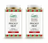 Snake Brand Prickly Heat Kühlpulver, 2er-Pack (Classic, 140g)