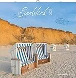 Alpha Edition - Seeblick 2026 – Broschürenkalender 30x30 cm – Wandkalender mit Küstenmotiven – Für Meeresliebhaber – 12 traumhafte Fotografien, viel Platz für Notizen, mit Feiertagen & Ferienterminen