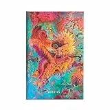 Paperblanks 18-Monatskalender 2025, Humming Dragon, Maxi, Vertikal, Elastikband-Verschluss