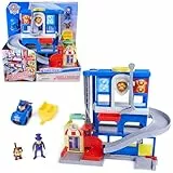 PAW PATROL - Search & Rescue: Pup Squad Hauptquartier Spielset mit Chase Racer, Bürgermeister Besserwisser & Kitty Figur, Spielset für Kinder ab 3 Jahren
