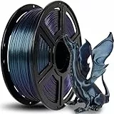FLASHFORGE 3D Drucker Filament Chameleon PLA Farbwechsel-Filament 1.75mm, wechselt die Farbe mit Licht und Winkeln, 1KG Spule (2.2lbs), Maßgenauigkeit +/- 0.02mm (Burnt Titanium)