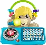 Fisher-Price Sync Squad Yack Buchstaben-Spielzeug für Babys und Kleinkinder mit Musik und interaktiven Lichtern, ab 9 Monaten, französische Version, HYK96