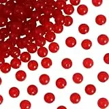 TOAOB 100 Stück 8mm Natürliche Rot Chalcedon Perlen Edelstein Perlen Runde Lose Perlen mit Loch zum Schmuck Basteln Auffädeln DIY Armband Halsketten Schmuckherstellung