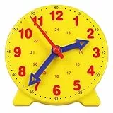 camelize-Lernuhr, Lernspiel Uhr,Zeitunterrichts- und Demonstrationsuhrmodell, Lernressourcen für Kinder in der frühen Bildung, 4 Zoll 12/24 Stunden ab 4 Jahren