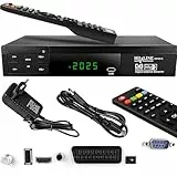 Hd-line 20700 HD Sat Receiver Satellit DVB S2 HD Receiver für SAT Digitaler Satelliten SAT Receiver (DVB-S/S2, HDMI, SCART, 2X USB 2.0, Full HD 1080p) (Vorprogrammiert für Astra Hotbird und Türksat)