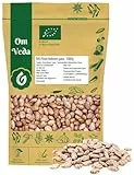 OmVeda Bio Pintobohnen 1kg | Getrocknete Borlotti Bohnen mit rot-brauner Marmorierung | Mild im Geschmack & cremig gegart | Für Eintopf, Suppe, Bratling, Füllung & Salat | Vegan & Naturbelassen