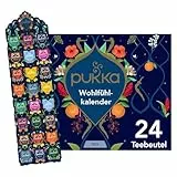 Pukka Bio Tee Geschenkset, Adventskalender, 'Wohlfühlkalender 2025', Umweltfreundlich, Keine Schokolade, Milchfrei, Geschenkidee, 12 Tee Varianten, 24 Teebeutel