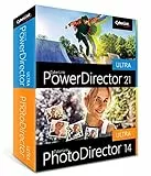 CyberLink PowerDirector 21 Ultra & PhotoDirector 14 Ultra | Benutzerfreundliches Videobearbeitungsprogramm für PC mit Greenscreen | Screen Recorder | Leistungsstarkes Bildbearbeitungsprogramm [Box]